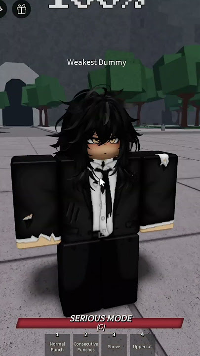 weakest dummy looks a little different 💀 #tsb #thestrongestbattlegrounds