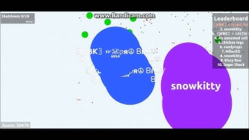 Agar.io modded server instant merging