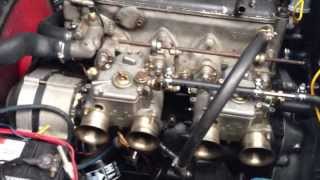 BMW 2202 - '76 2002 with Korman 2.2L Stroker Motor - Engine bay idle and rev