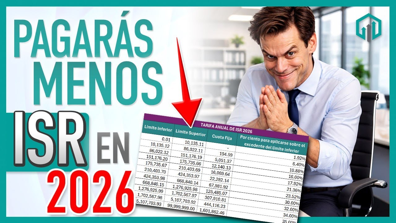 TARIFAS de ISR 2026 y cómo impacta mi SALARIO | SAT Reformas Fiscales ...