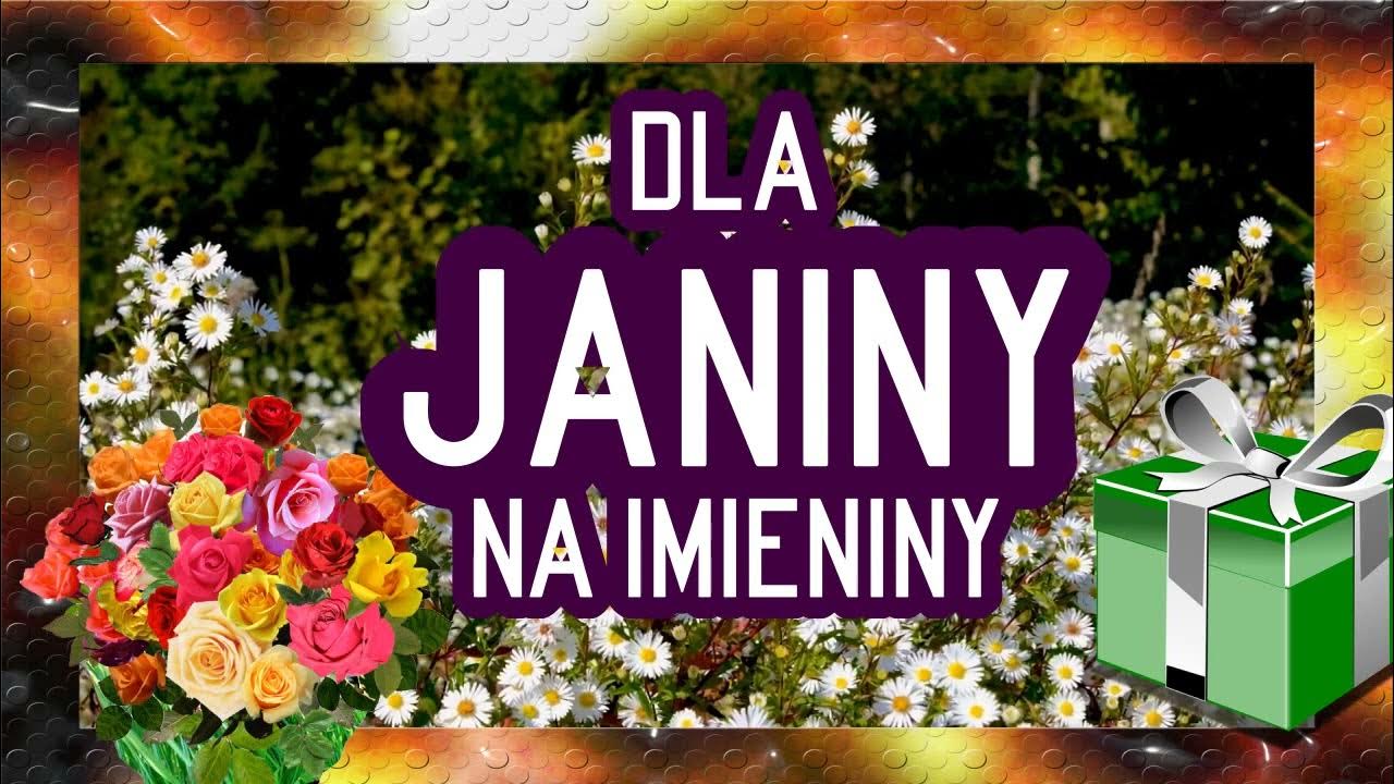 Piosenka Na Imieniny Dla Małgorzaty Janina obchodzi dzisiaj imieniny. Posłuchaj Janino życzeń i piosenki