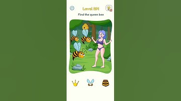 DOP3 LEVEL 291 : Find the queen bee 🐝 #dop2 #dop3 #dop3solutions #idun #alldocube #pixelpro #pixoo