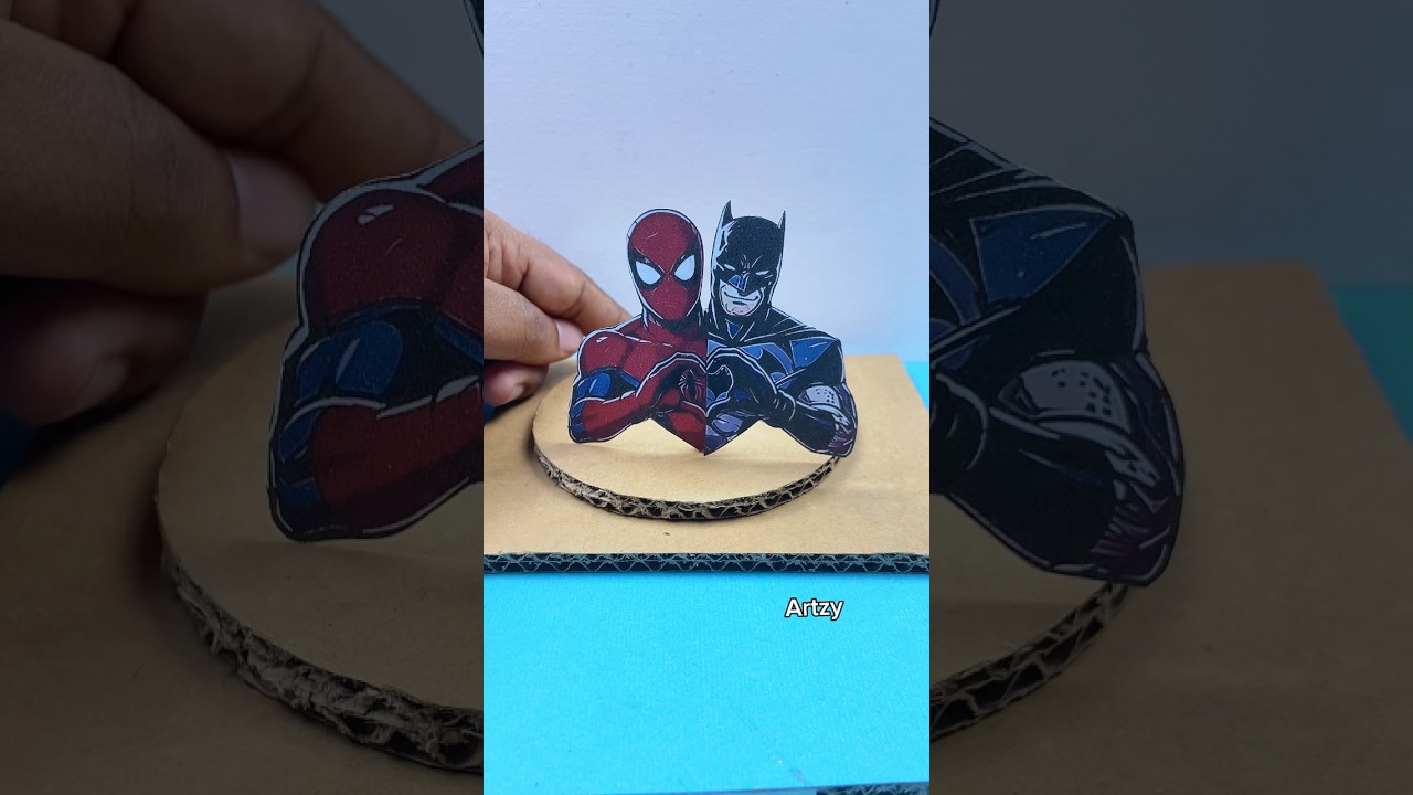 Spiderman Brand New Day Easy Cardboard Spinning Game 🎮#spiderman #brandnewday #shorts