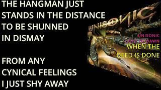 UNISONIC WHEN THE DEED IS DONE with lyrics LIGHT OF DAWN 2014