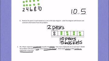 Engage NY third grade Module 1 Lesson 11 front