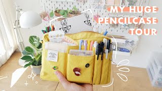 My HUGE pencil case tour | delfonics pouch