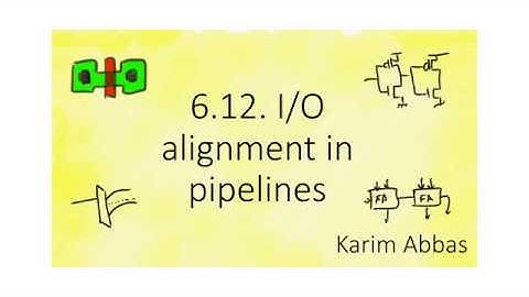 6.12. I/O alignment in pipelines