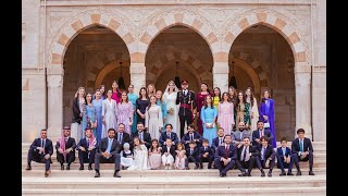 THE JORDANIAN ROYALS INCREDIBLE LOOKS AT PRINCE HUSSEIN&#39;S WEDDING CEREMONY~