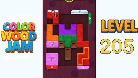 Color Wood Jam Level 205 Walkthrough Solution