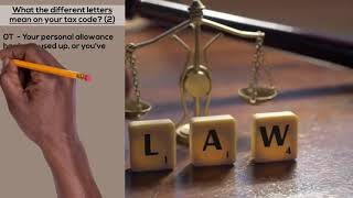 What are the different tax codes and what do they mean - PAYE - Explained - UK - 2022