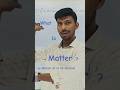 What is Matter | Roshan sir | Late night physics #physics #education #matter #science #Roshansir