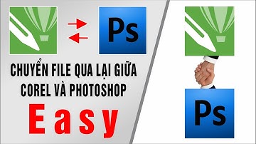 Chuyển file từ Corel sang Ps và ngược lại