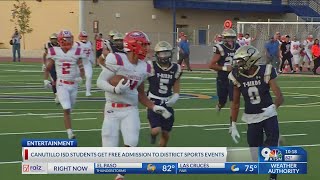 Canutillo, El Paso ISDs give free athletic admissions for students