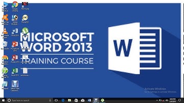 Ms Word 2013 Video 1  In Pashto