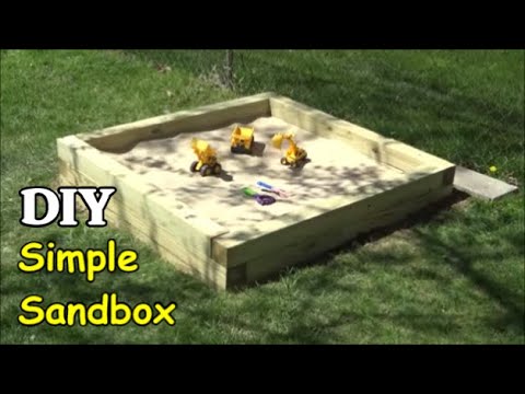Video: Cutie de nisip DIY cu capac. Cutie cu nisip simplă pentru copii