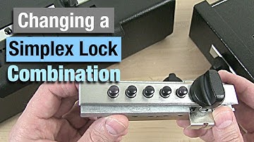 How To Change Your Simplex Lock Combination