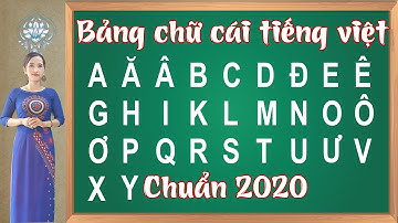 Bảng chữ cái tiếng việt chuẩn 2021 |Learn vietnamese