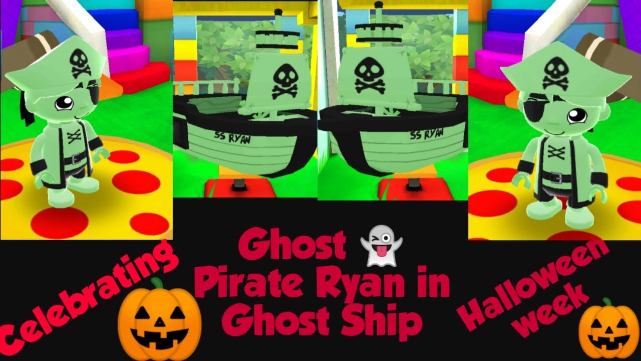Tag with Ryan in Halloween Costume!Ghost Pirate Ryan in Ghost Pirate Ship! Android/iOS Gameplay Fun!