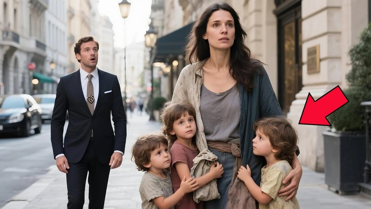 Ele ajuda mãe de trigêmeos na rua — mas descobre que é sua ex esposa!