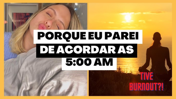 ACORDAR CEDO CHEIO DE ENERGIA PARA ASSISTIR AULA ONLINE? EU ACORDO