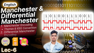 Manchester vs Differential Manchester Encoding Explained | Line Coding | Computer Networks English