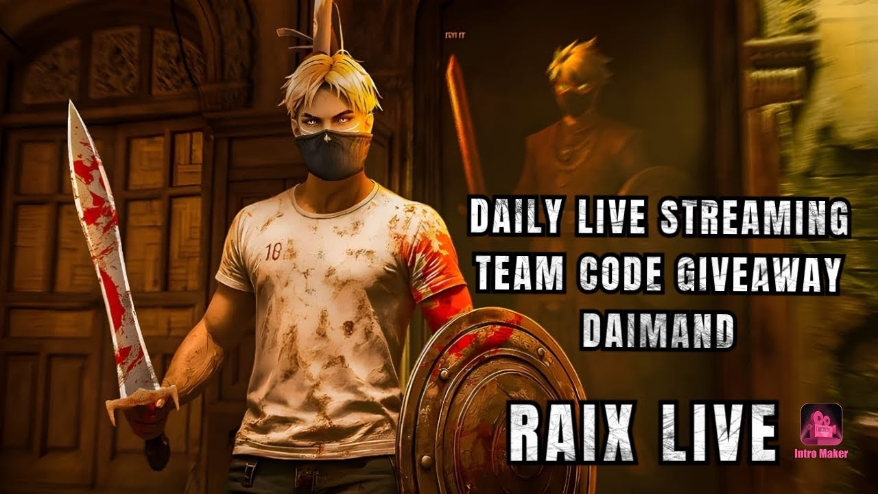 RAIX LIVE 🔴  TODAY NEW LIVE STREAMING TEAM CODE GIVEAWAY REDEEM CODE GIFT 🎁🎁🎁 #live #shortfeed