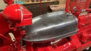 Farmall 'Preparation H' Episode #26: Fuel Tank Dent Removal from the Inside Out!