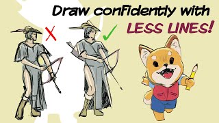 Build CONFIDENCE in your LINE strokes with these drawing practices