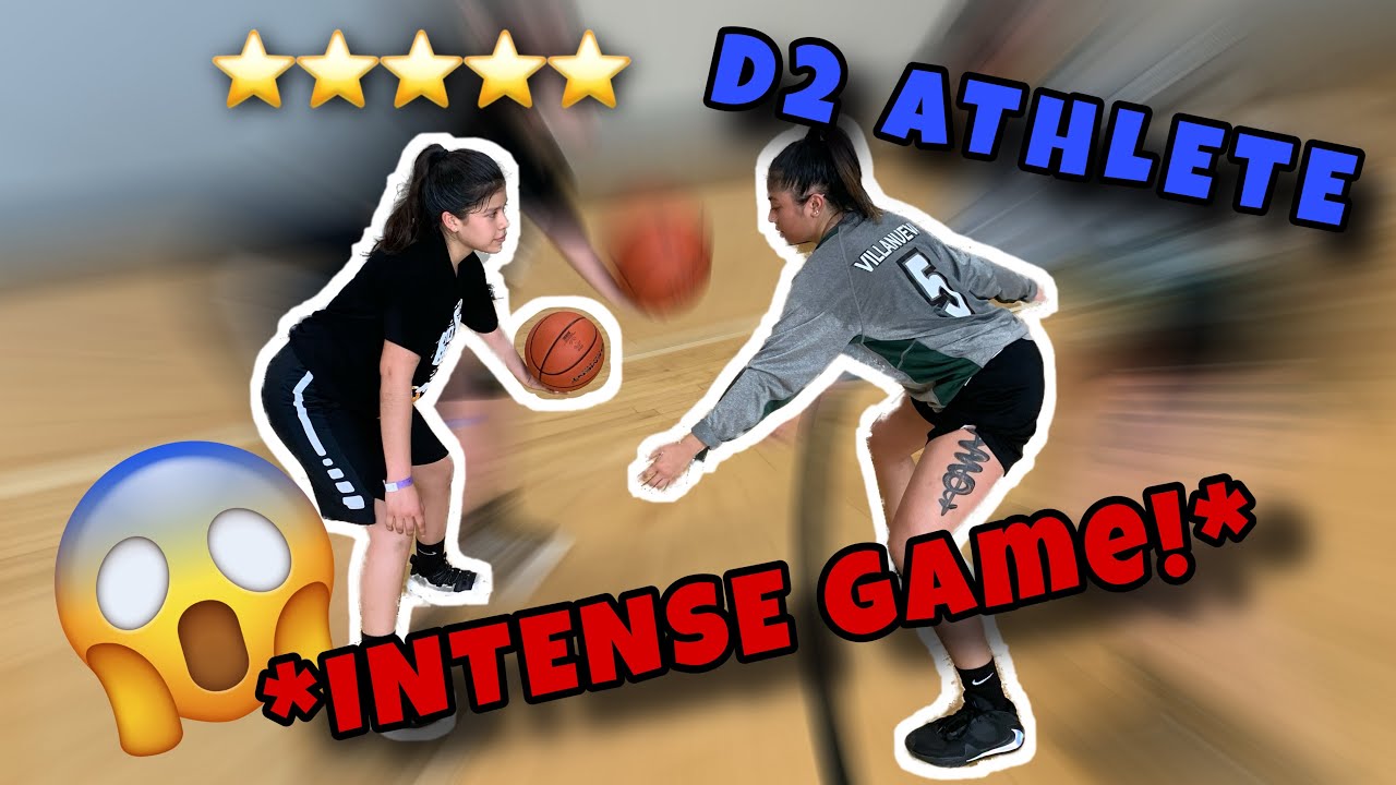 D2 ATHLETE VS. 5 STAR HIGH SCHOOL ATHLETE 🏀 YouTube