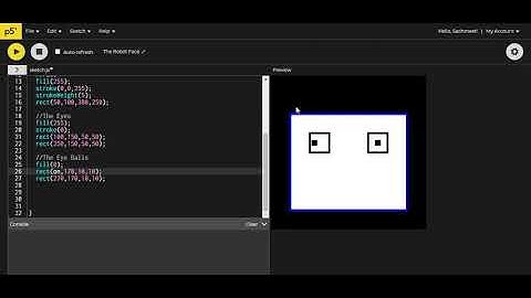The Robot Face in p5.js (Javascript Tutorial)
