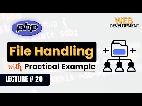 File Handling in PHP | Upload Files to Server & Create User-Based Profile System | Lecture 20