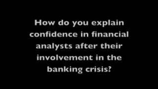 2010 Edelman Trust Barometer: Why is trust in banks low? Wealth