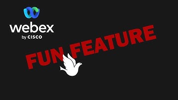 Webex Fun Feature:  Show Yourself in Front of Presentation