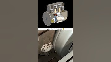 Ignition process - Engine Starter Motor Working #automotive #engineering #solidworks #automobile