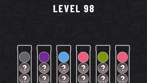 Ball Sort Puzzle Level 98 #ballsortpuzzle #ballsortpuzzlegameplay #puzzlegame #mobilegames