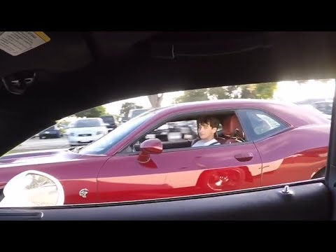 18 year old HELLCAT Owner RACES my Challenger RT!