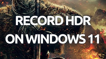 "How To Record HDR Footage With OBS Studio on Windows 11 - Complete Guide"