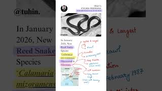 Environment & Ecology • New Reed Snake Species Discovered 🐍