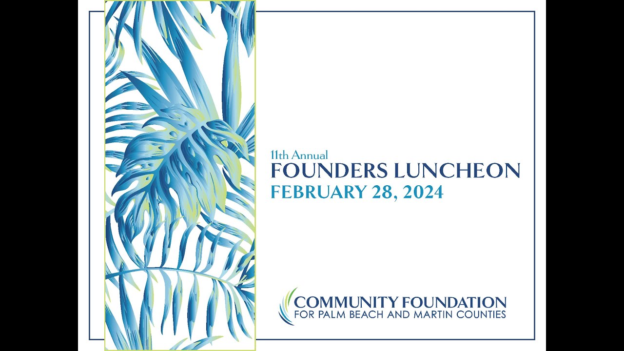 11th Annual Founders Luncheon - YouTube