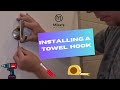 Installing a Towel Hook