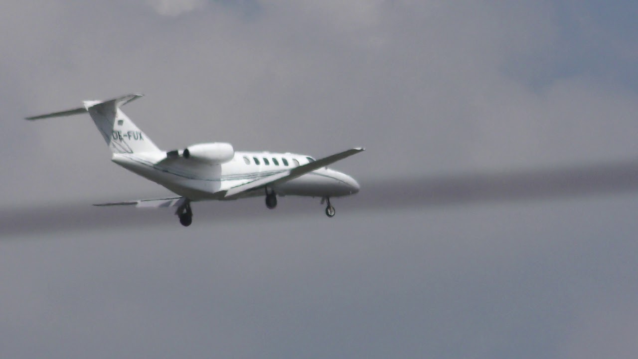 airshow schedule share OE FUX Cessna 525A Citationjet 2 lands Cambridge UK 16may19 1131a from EDDM