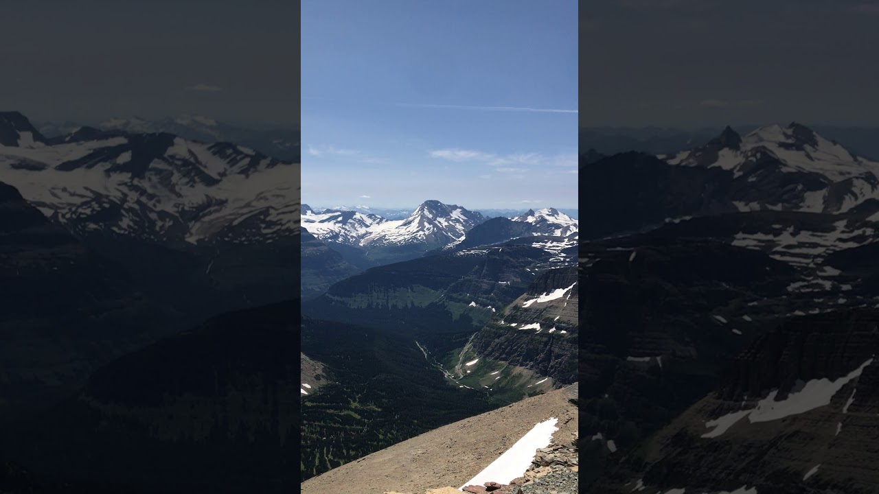 360 Degree View of Mount Siyeh Glacier National Park