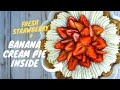 Fresh Strawberry Banana Cream Pie | Banberry Pie