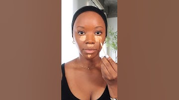 PT1 MATTE Warm Glam #Makeup Full Coverage Foundation Routine Tutorial For Black Girls