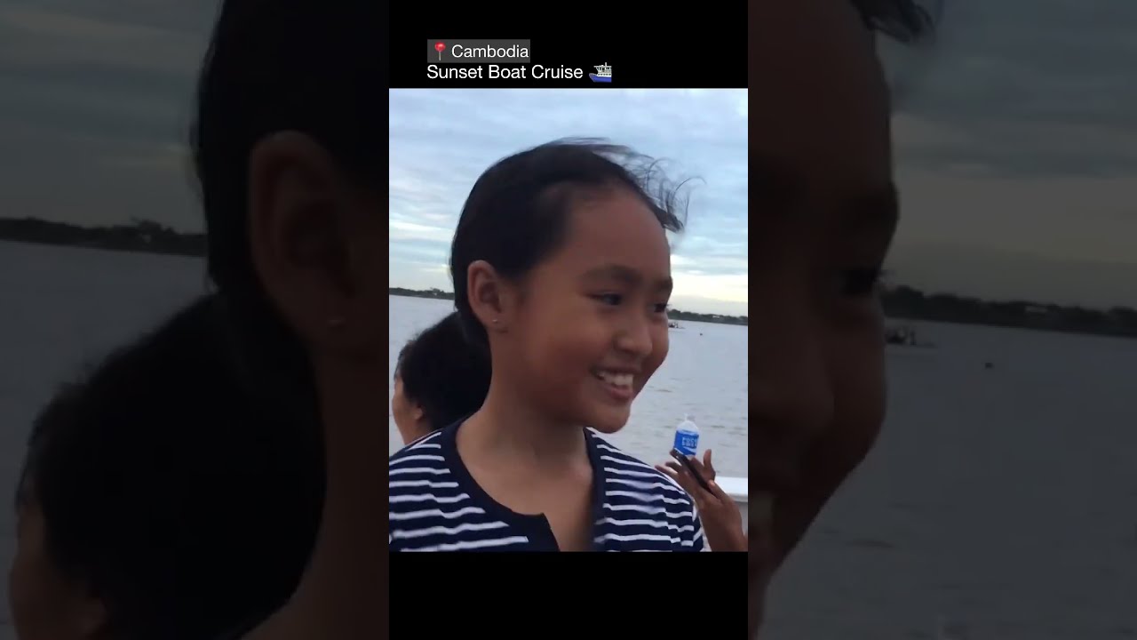 More relax than massage😂🥰Sunset cruise along Mekong river 