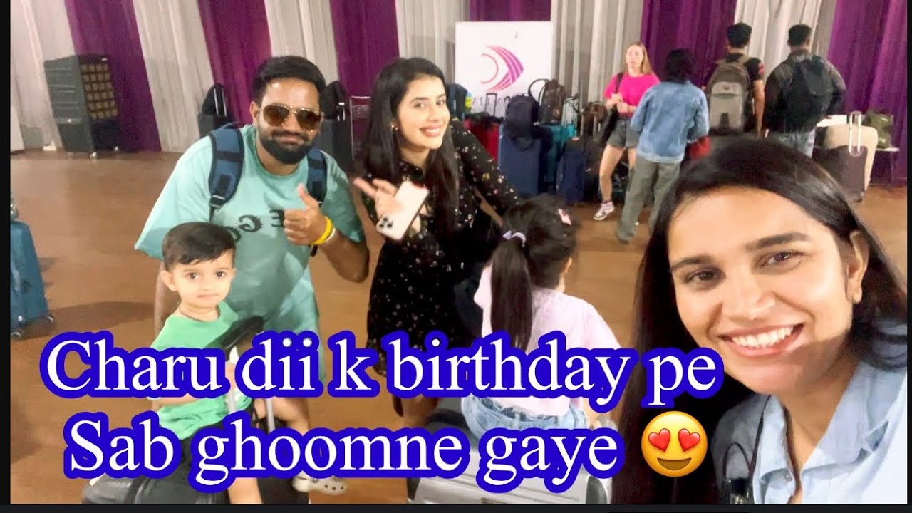 Charu dii k birthday pe sab ghoomne gaye😍 | cruise trip | Chetan and Monika ASOPA