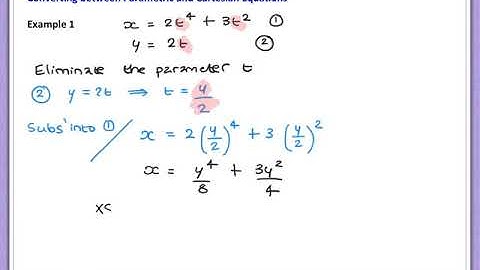 Year 13 Parametric Curves