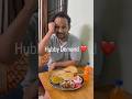Bengali Thali 🍱 Pati Ka Demand #trending #couple #husbandwife #food #thali #foodie #shorts #status