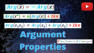 Properties of argument || Problems on properties of arg z