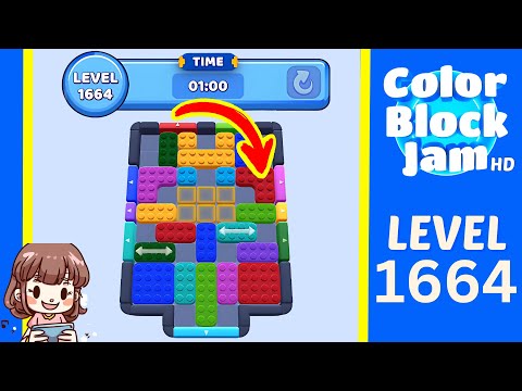 Color Block Jam Level 1664 walkthrough video preview
